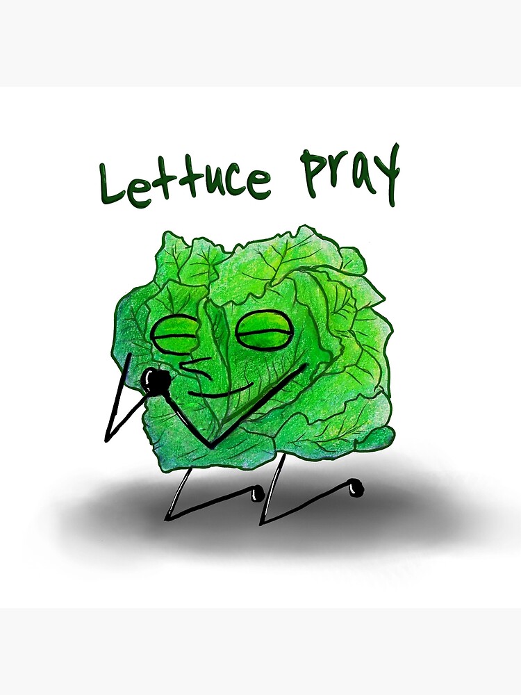 Lettuce Pray by goldenyakstudio