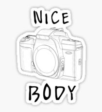 Nice Camera Body - Bobcat Sticker