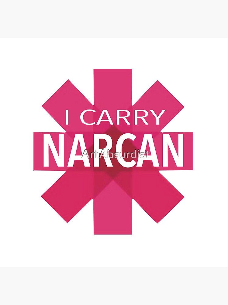 Disover Carry NARCAN — Save a Life! Pin Button