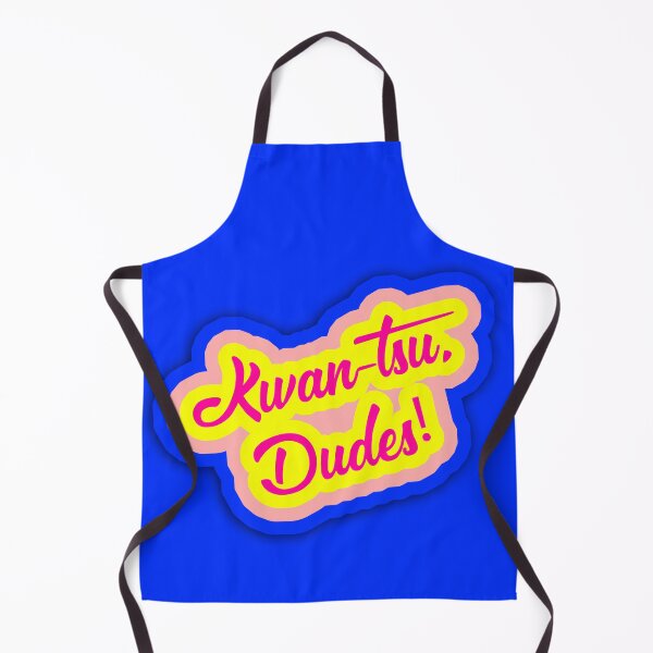 Item preview, Kwan-Tsu, Dudes! Surf Ninjas Movie Quote on Blue Background designed and sold by Nicolette Olivier.