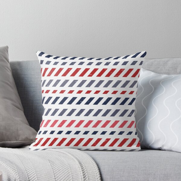 Item preview, Broken Stripes - Red, White and Blue designed and sold by Daisy Beatrice.