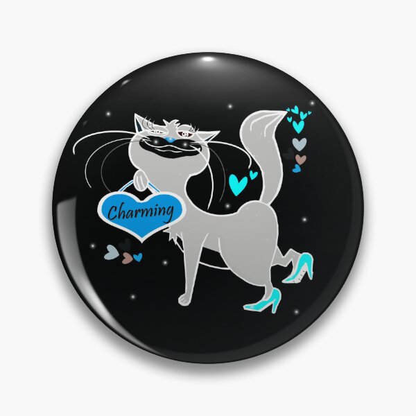 Item preview, Charming cat  designed and sold by Shirley cute art .
