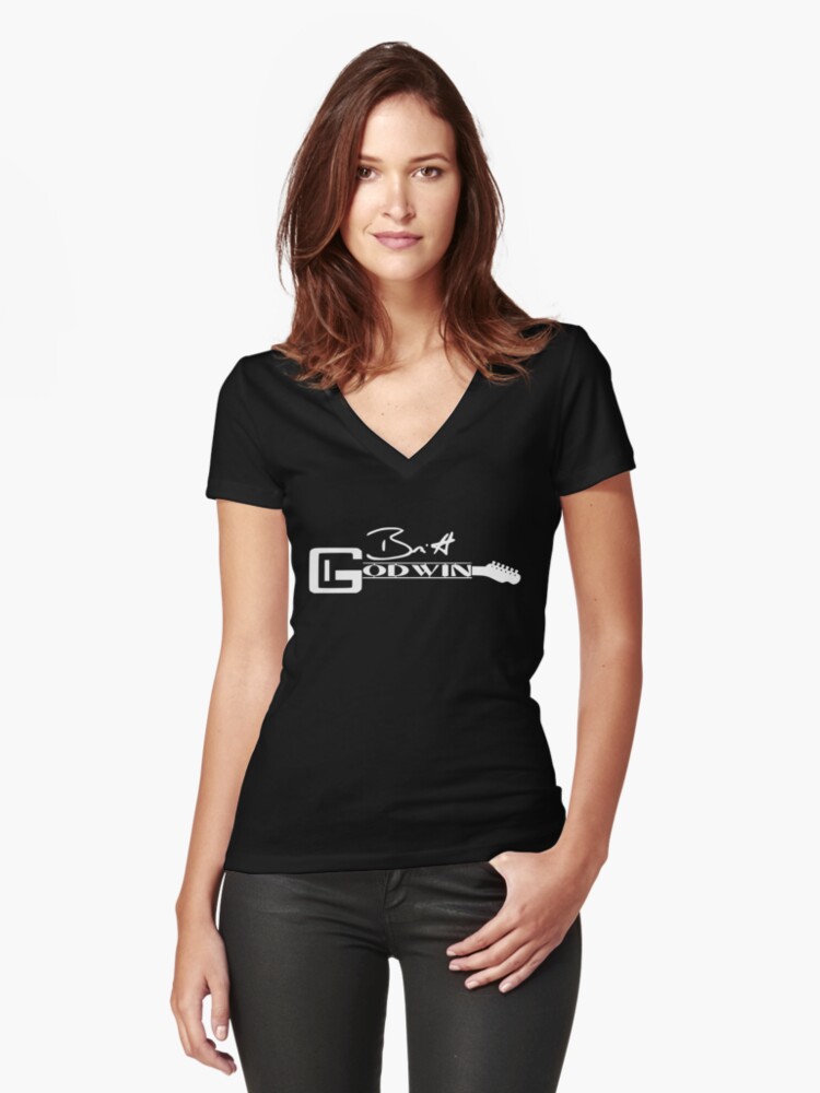 Thumbnail 1 of 3, Fitted V-Neck T-Shirt, Britt Godwin & Co. Merchandise! designed and sold by Britt Godwin & Co..