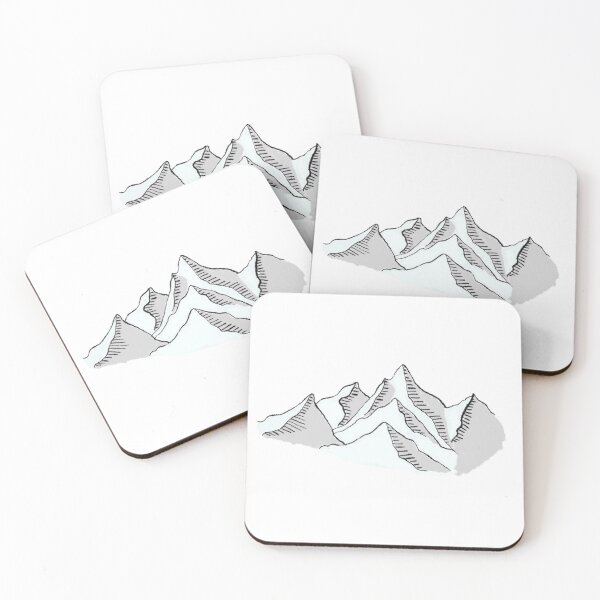 Item preview, Snowy mountains designed and sold by Emma Roach.