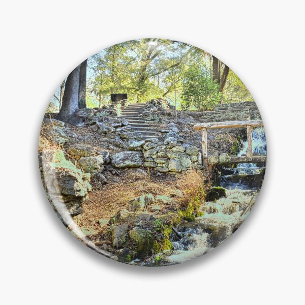 Artikelvorschau, Die Ruinen der alten Schrotmühle im Poinsette State Park South Carolina entworfen und verkauft von LisaWootenPhoto.