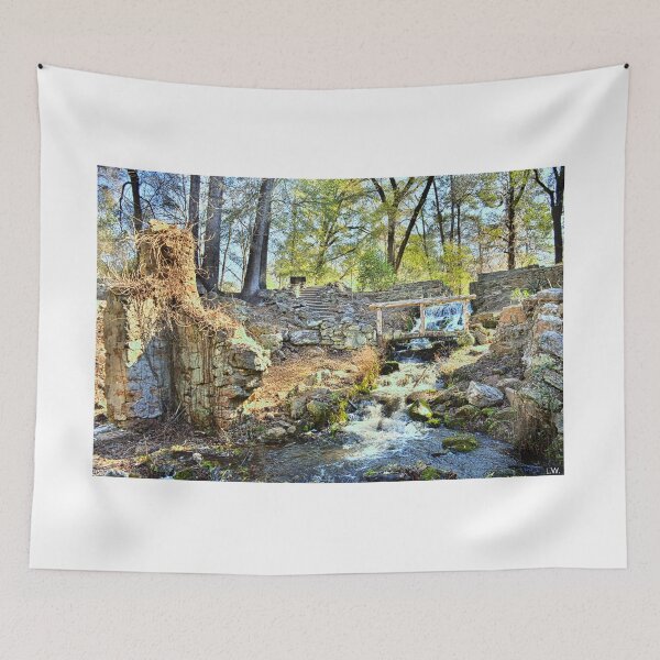 Item preview, The Old Grist Mill Ruins At Poinsette State Park South Carolina designed and sold by LisaWootenPhoto.