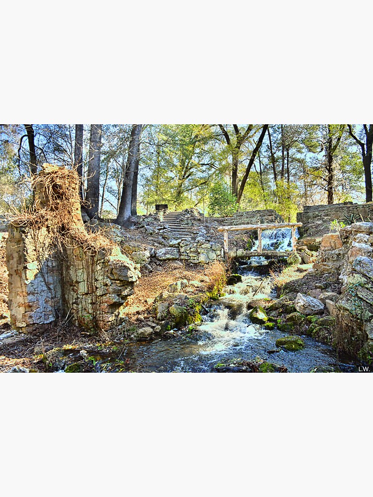 "The Old Grist Mill Ruins At Poinsette State Park South Carolina