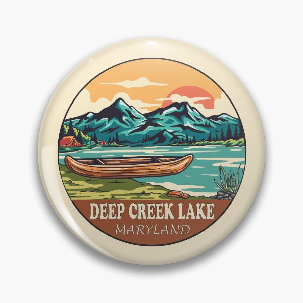 Item preview, Deep Creek Lake Maryland | Boating | Fishing designed and sold by KrisSidDesigns.