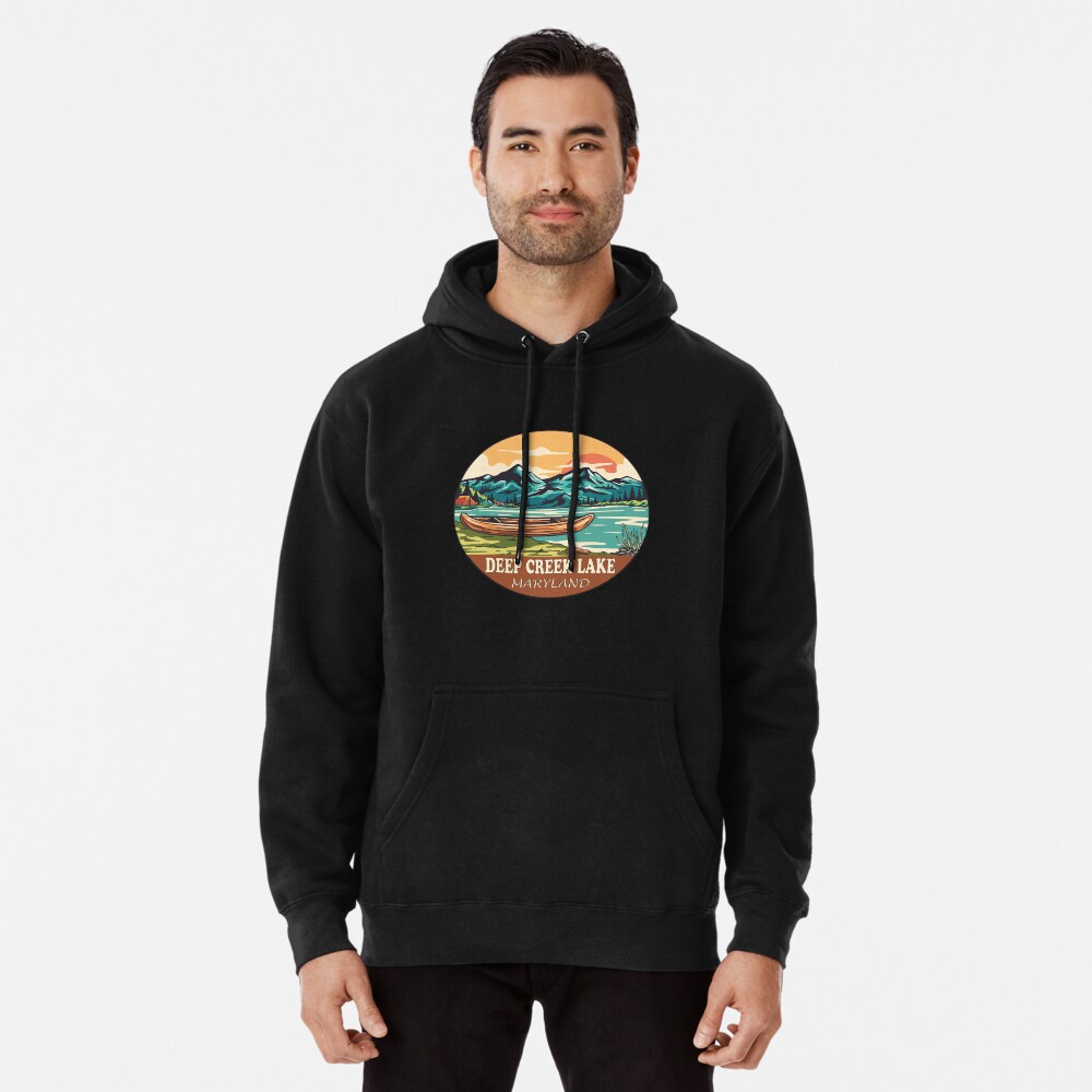 Deep Creek Lake Maryland, Boating, Fishing Kids T-Shirt for Sale by  KrisSidDesigns
