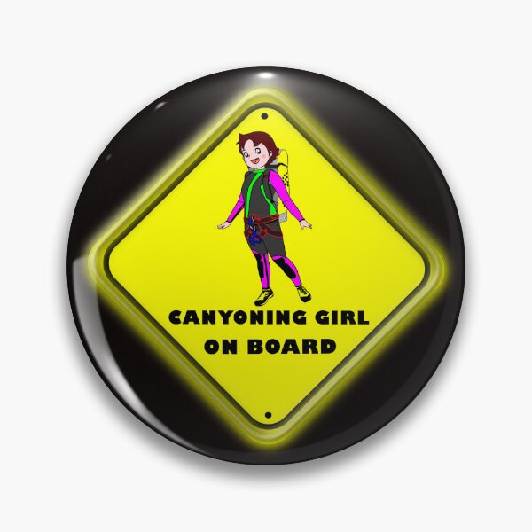 Item preview, CANYONING GIRL ON BOARD designed and sold by edelwdavid.