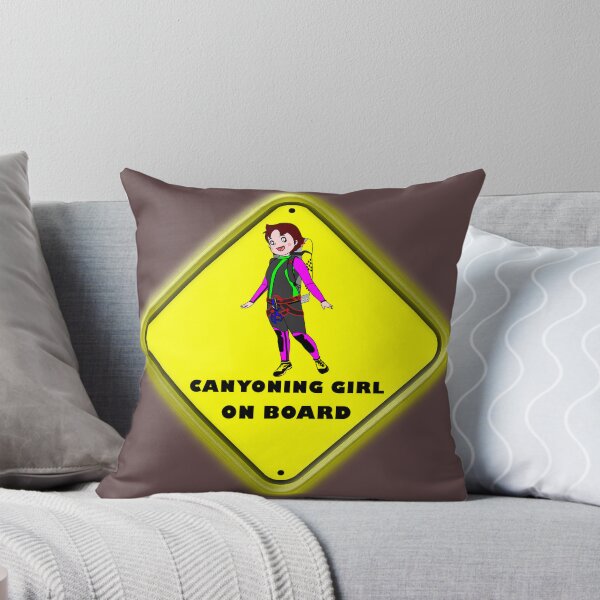Item preview, CANYONING GIRL ON BOARD designed and sold by edelwdavid.