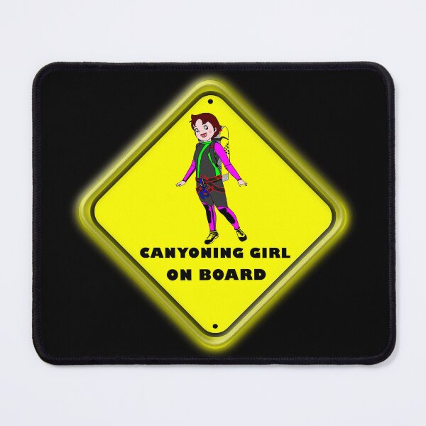 Item preview, CANYONING GIRL ON BOARD designed and sold by edelwdavid.