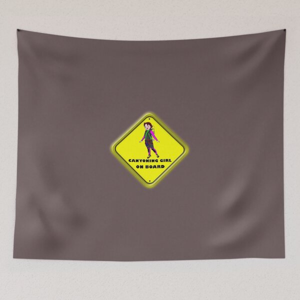 Item preview, CANYONING GIRL ON BOARD designed and sold by edelwdavid.
