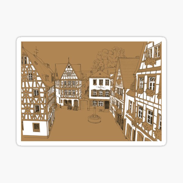 Item preview, Old town Mainz cherry orchard designed and sold by Rebekka  Schönefuß.