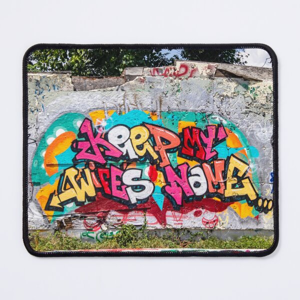 Item preview, Keep My Wifes Name | Dallas, Texas Grafitti designed and sold by Peter Stawicki.