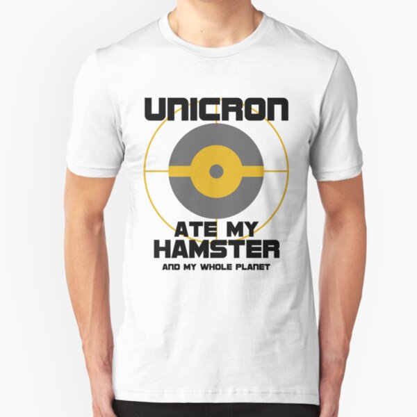 Unicron Ate My Hamster Slim Fit T-Shirt