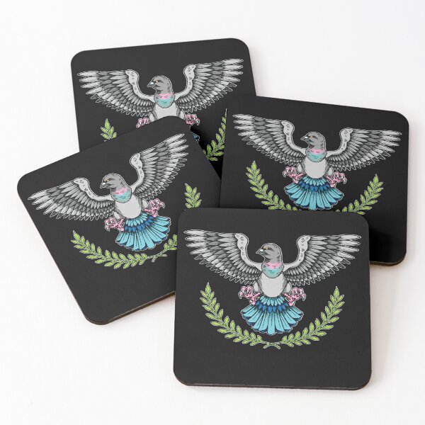 Item preview, Pigeon with Spread Wings Crest designed and sold by LaughinBones.