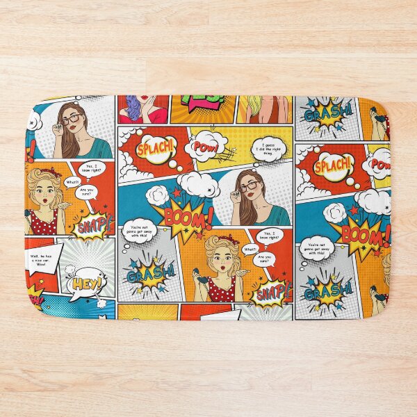 Item preview, Pop art comic in colours designed and sold by TheHotIgloo.