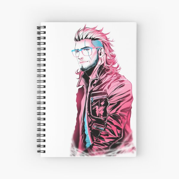 Dash of Pink, Pinch of Blue Gladio Ver. Spiral Notebook