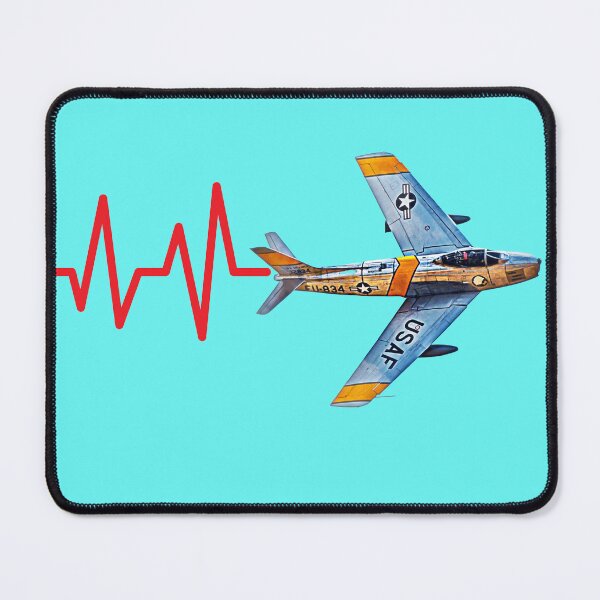 Item preview, F- 86 Sabre You Make My Heart Beat designed and sold by mydesignsbylar.