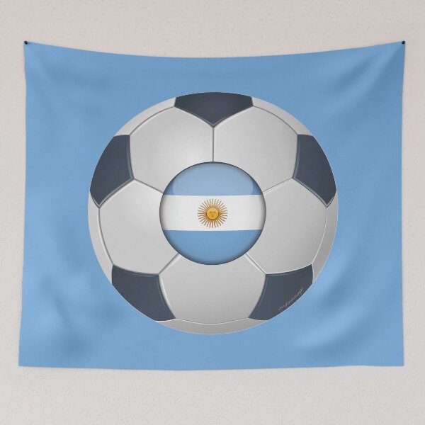 Item preview, Futbol Argentina Flag Soccer Ball designed and sold by infinitetango.