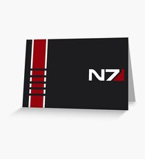 Mass Effect - N7 Stripe Greeting Card