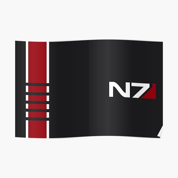 Mass Effect - N7 Stripe Poster