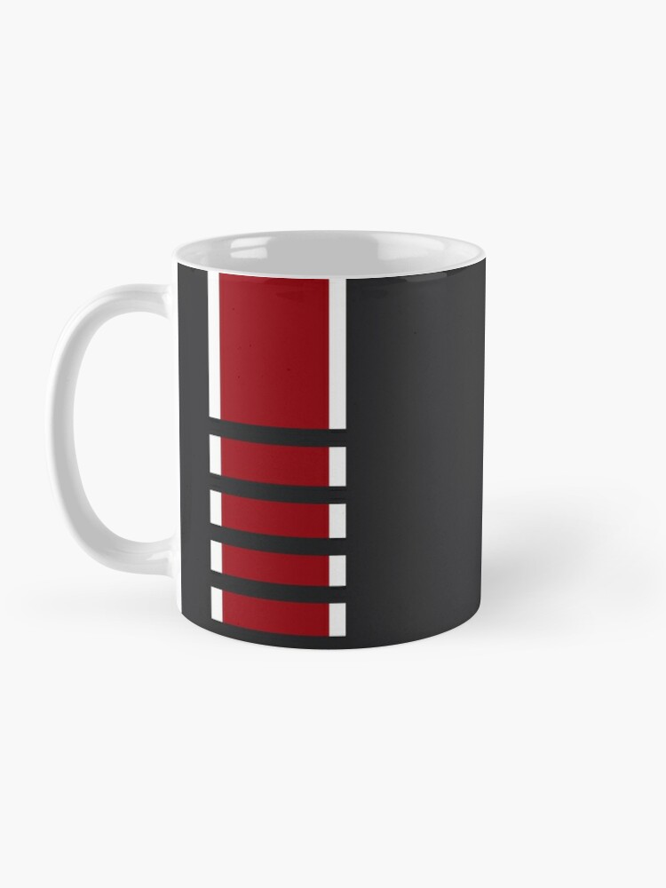 Mass Effect N7 Stripe Coffee Mug For Sale By Danthyman26 Redbubble