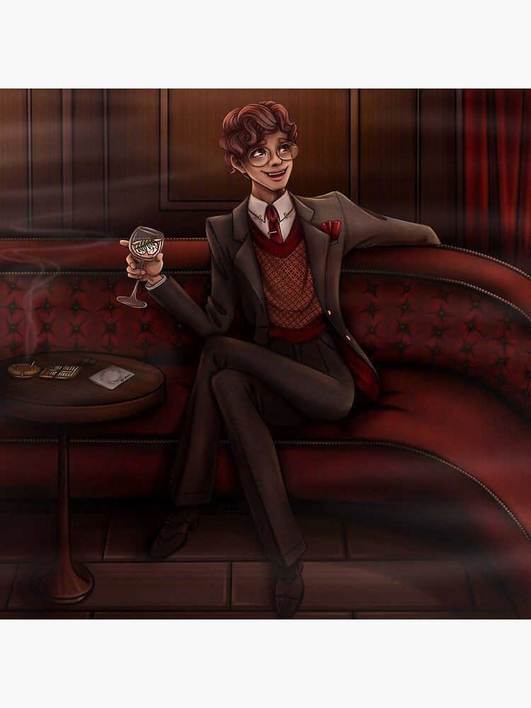 Human Alastor At A Speakeasy 1920s New Orleans Art Print For Sale By Sweetestyaya Redbubble