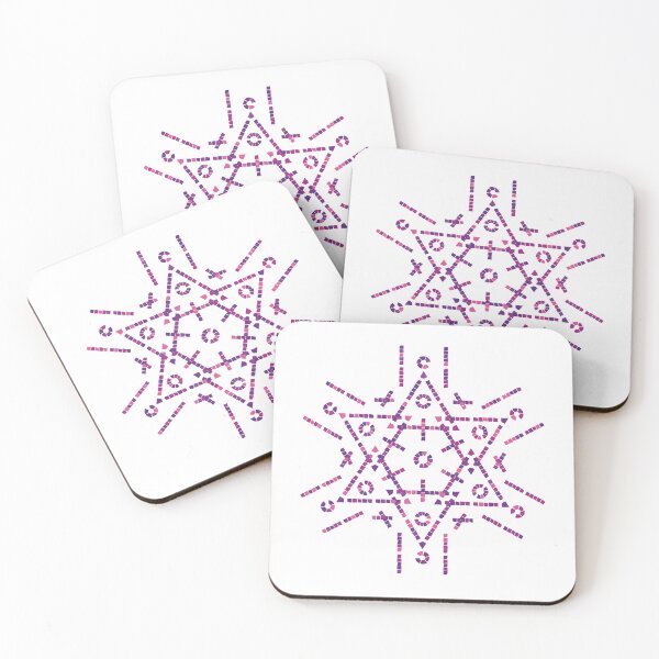 Item preview, Amethyst Purple Mandala - mosaic art - peace and tranquility designed and sold by H Jonas.