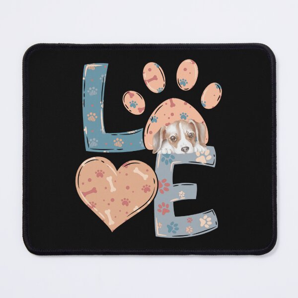 Item preview, LOVE word with puppy designed and sold by HappyLifeCreate.