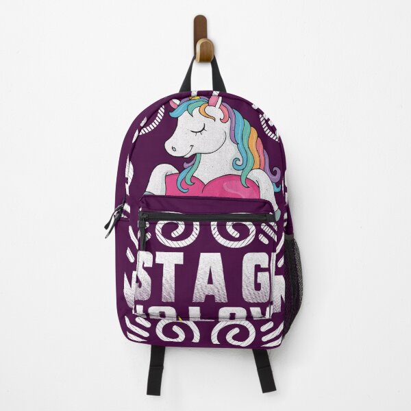Item preview, Just a girl who loves unicorns - funny quote designed and sold by VichallanStudio.