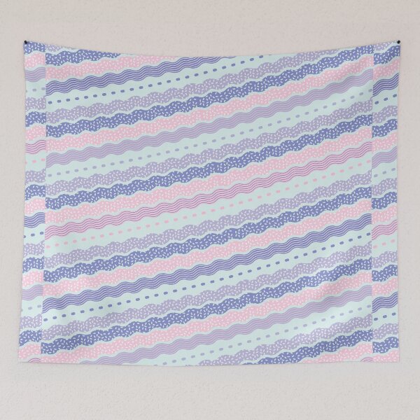 Item preview, Beautiful waves with colourful textures designed and sold by TheHotIgloo.