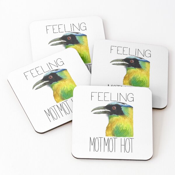 Item preview, Feeling Motmot Hot (Blue-crowned Motmot) designed and sold by LauraWolfArtist.