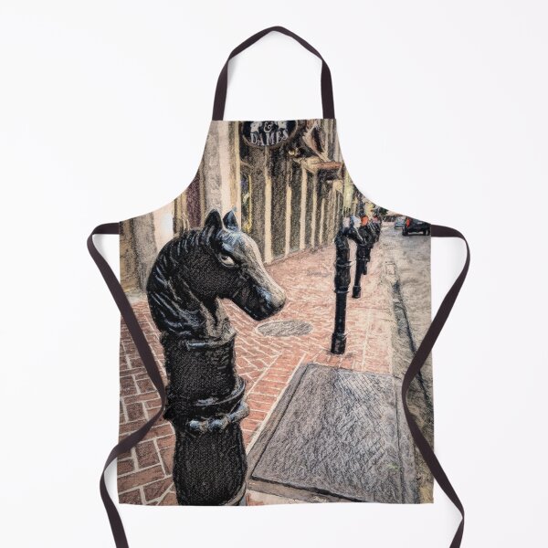Item preview, Horse Head Hitching Post NOLA French Quarter designed and sold by Debra Martz.