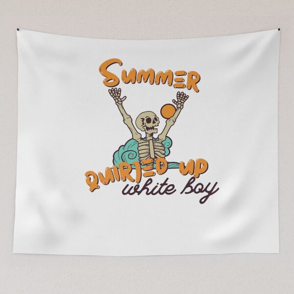 Item preview, Quirked up white boy summer Funny skeleton designed and sold by T-Look.