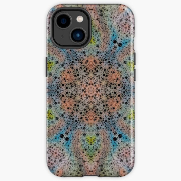 Rainbow Psychedelic Bubbles iPhone Tough Case