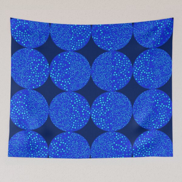 Item preview, Pointillism Circles Blues designed and sold by john-ess.