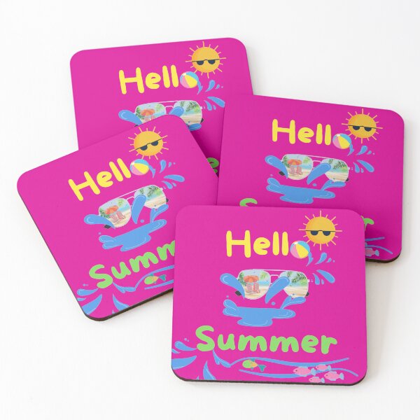 Item preview, Hello Summer 2022 Hot Summer Vibes Water Pattern designed and sold by jkernz.