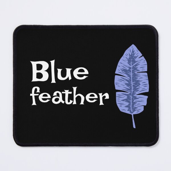 Item preview, blue feather designed and sold by YoucefARTshope ⭐⭐⭐⭐⭐.
