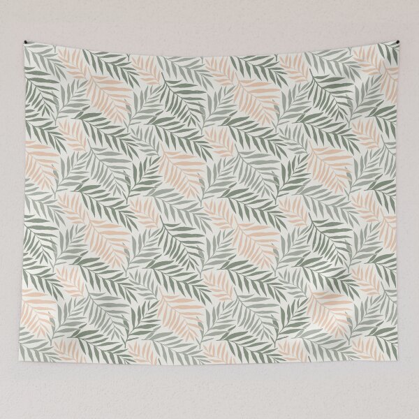 Item preview, Seamless pattern palm dypsis leaves. Dypsis lutescens seamless pattern. designed and sold by Kizuneko.
