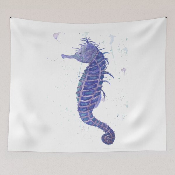 Item preview, Watercolor Sea Horse  designed and sold by CHWebbArt.