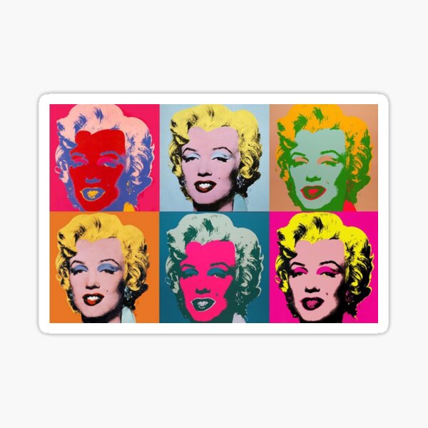Item preview, Marilyn Monroe Artwork Painting Pop Art Andy designed and sold by Andrej Cvik.