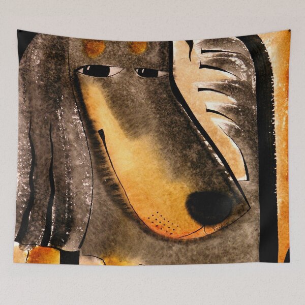 Item preview, Black and Tan Dachshund Dog designed and sold by ArtistDavidKing.