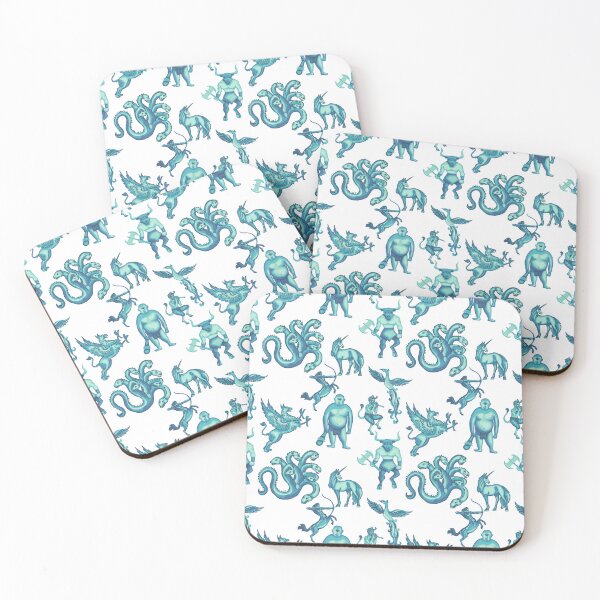 Item preview, Mythical Creatures Sticker Pack and All Over Print designed and sold by Unhinged Heather.