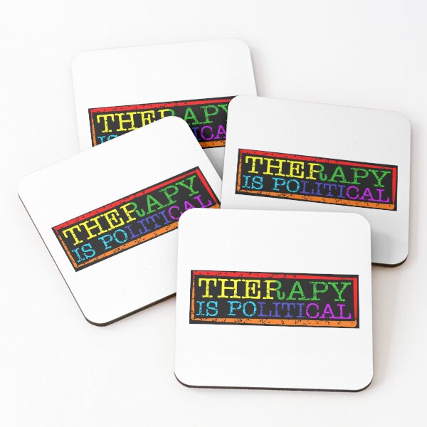 Item preview, Therapy is Political - Rainbow designed and sold by Drcoolbeanz.