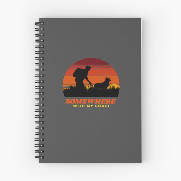 Item preview, Somewhere With My Corgi Men's Adventurous Outdoor Gift designed and sold by Guarddogdrive.