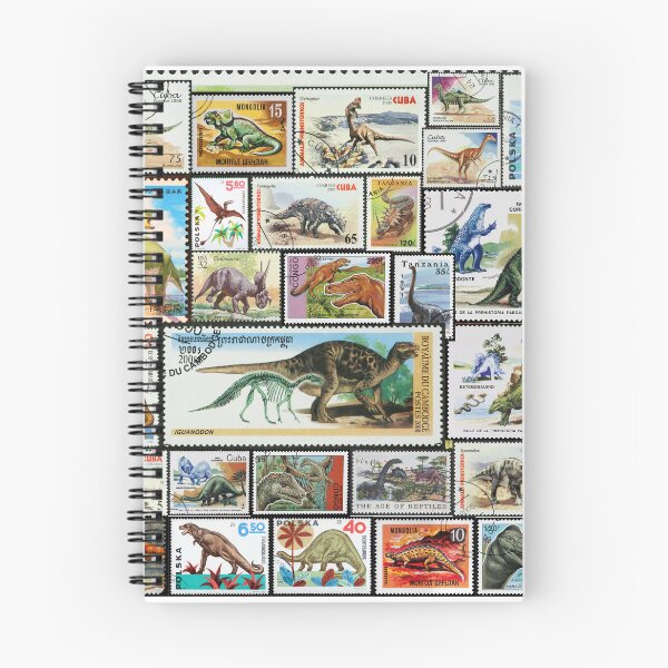Item preview, Dinosaur Stamp Collage  designed and sold by 2AGoodHome.