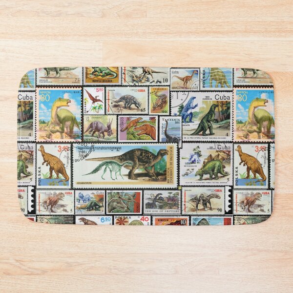 Item preview, Dinosaur Stamp Collage  designed and sold by 2AGoodHome.