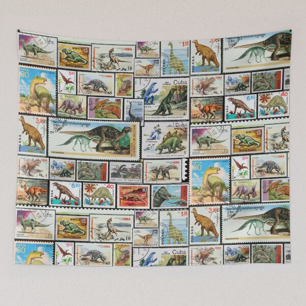Item preview, Dinosaur Stamp Collage  designed and sold by 2AGoodHome.